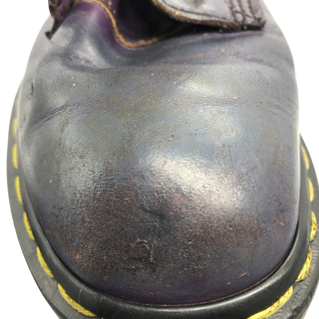 Dr. Martens 8-hole boots made in the UK 6 Women's 25.0cm genuine leather navy blue type Vintage Second Hand