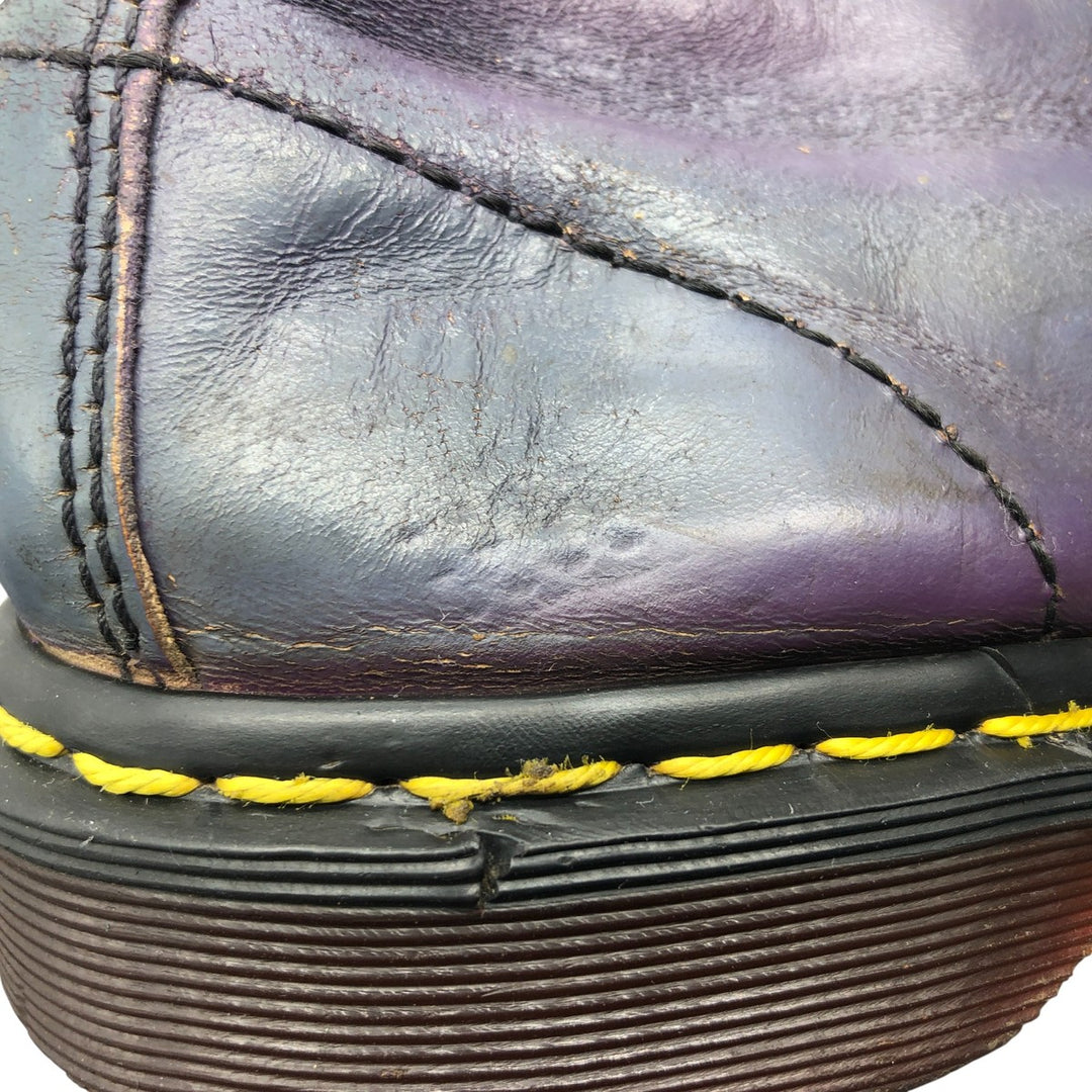Dr. Martens 8-hole boots made in the UK 6 Women's 25.0cm genuine leather navy blue type Vintage Second Hand