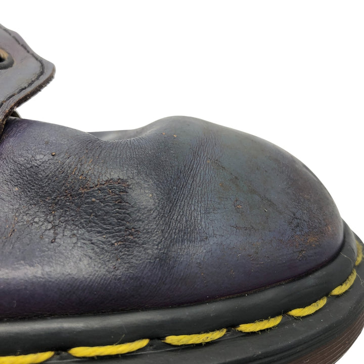 Dr. Martens 8-hole boots made in the UK 6 Women's 25.0cm genuine leather navy blue type Vintage Second Hand