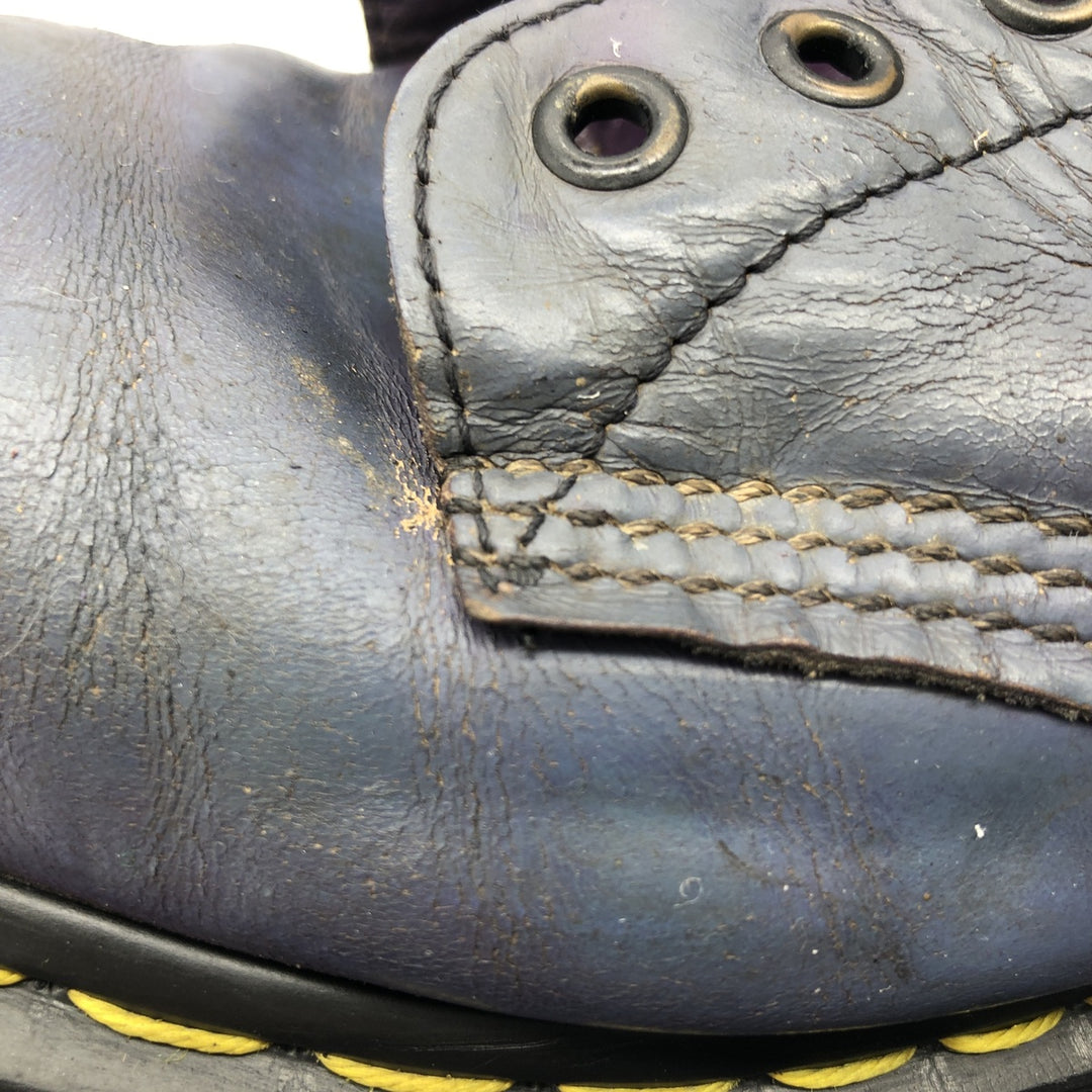 Dr. Martens 8-hole boots made in the UK 6 Women's 25.0cm genuine leather navy blue type Vintage Second Hand