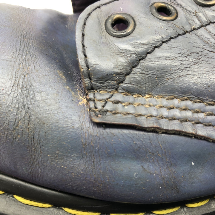 Dr. Martens 8-hole boots made in the UK 6 Women's 25.0cm genuine leather navy blue type Vintage Second Hand