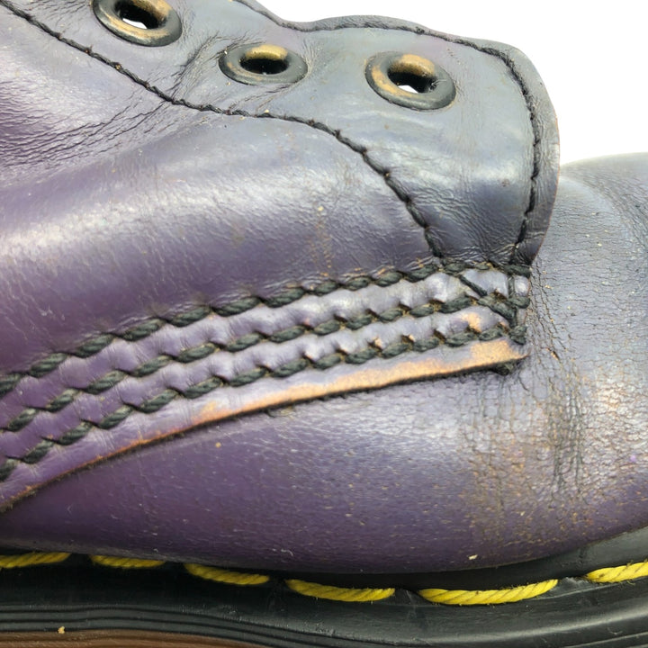 Dr. Martens 8-hole boots made in the UK 6 Women's 25.0cm genuine leather navy blue type Vintage Second Hand
