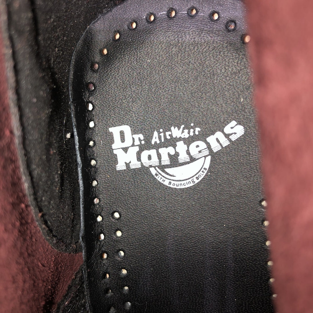 Dr. Martens SPLATTER Paint 8 Hole Boots 4 Women's 22.5cm genuine leather red type Vintage Second Hand