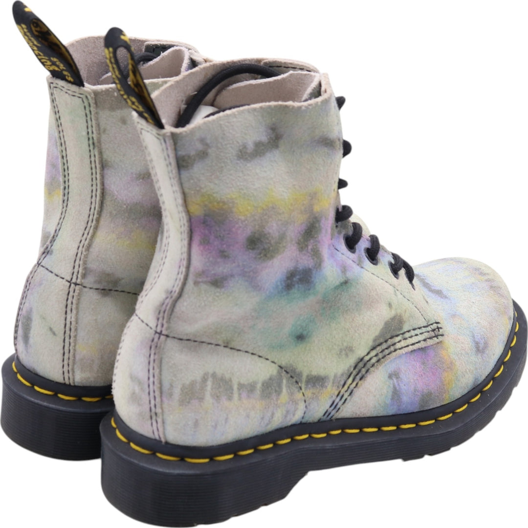 Dr. Martens All-over print suede 8-hole boots 5 Women's 24.0cm suede multicolor Vintage Second Hand
