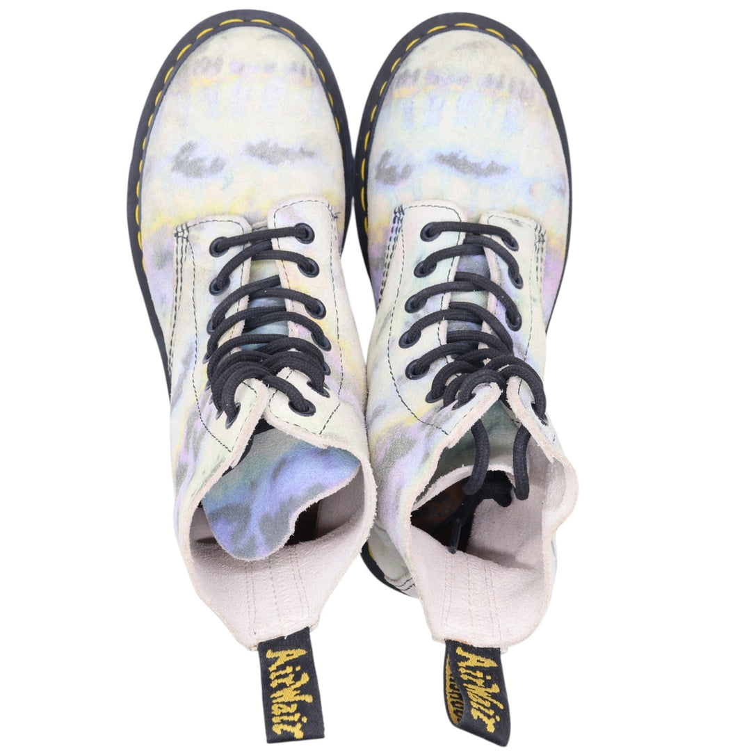 Dr. Martens All-over print suede 8-hole boots 5 Women's 24.0cm suede multicolor Vintage Second Hand