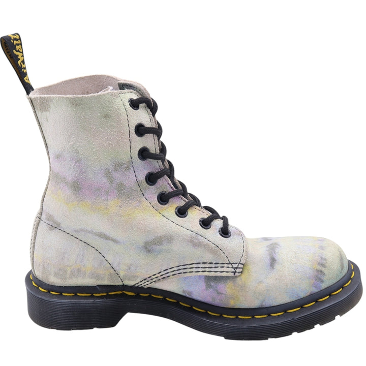 Dr. Martens All-over print suede 8-hole boots 5 Women's 24.0cm suede multicolor Vintage Second Hand