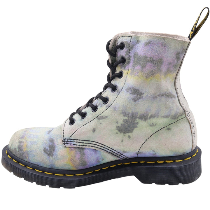 Dr. Martens All-over print suede 8-hole boots 5 Women's 24.0cm suede multicolor Vintage Second Hand