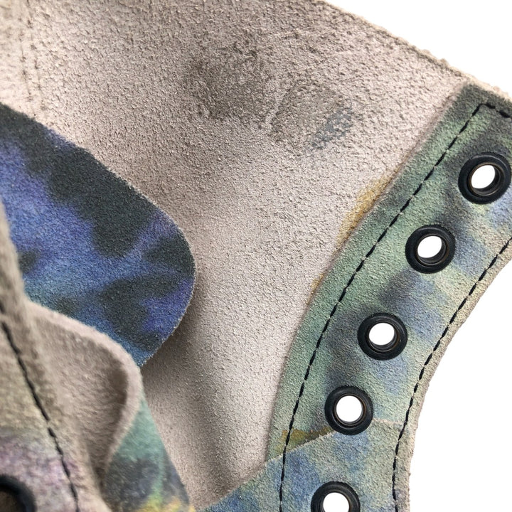 Dr. Martens All-over print suede 8-hole boots 5 Women's 24.0cm suede multicolor Vintage Second Hand