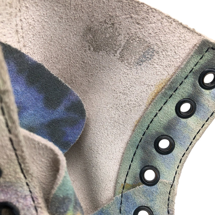 Dr. Martens All-over print suede 8-hole boots 5 Women's 24.0cm suede multicolor Vintage Second Hand