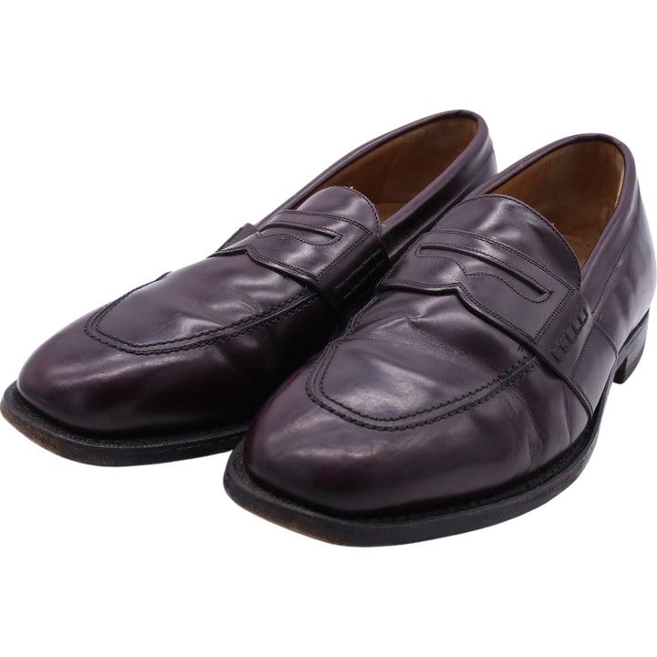 Johnston & Murphy JOHNSTON AND MURPHY Limited coin loafer made in USA 10D Men's 28.0cm unclear burgundy type Vintage Second Hand