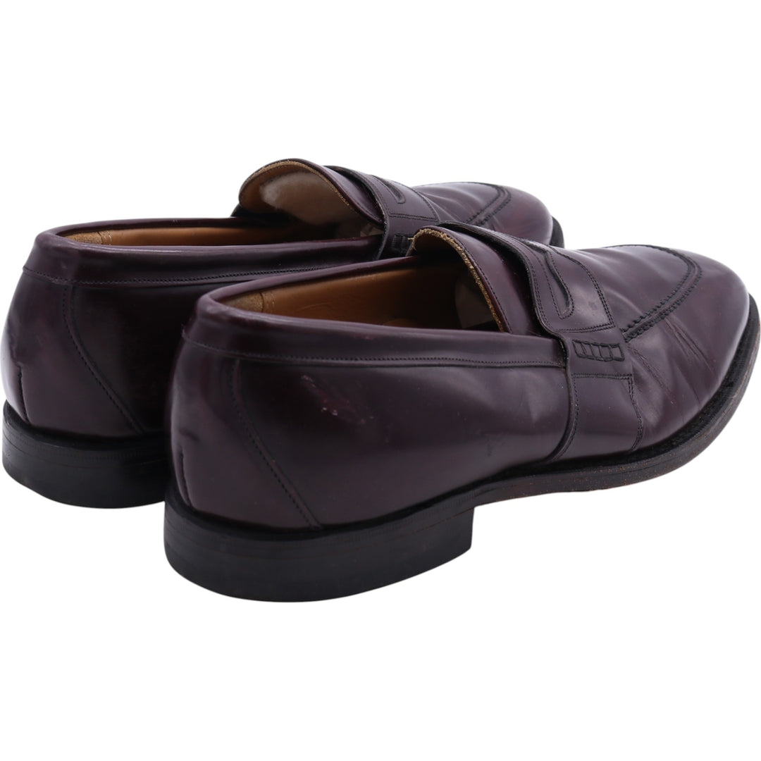 Johnston & Murphy JOHNSTON AND MURPHY Limited coin loafer made in USA 10D Men's 28.0cm unclear burgundy type Vintage Second Hand