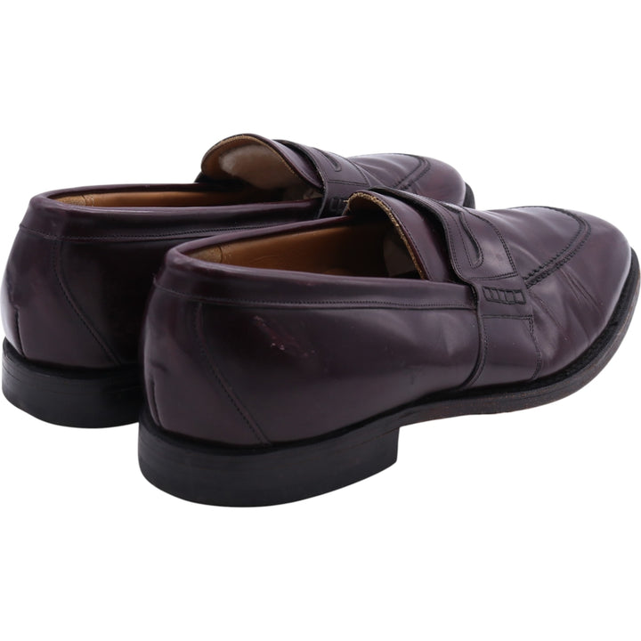 Johnston & Murphy JOHNSTON AND MURPHY Limited coin loafer made in USA 10D Men's 28.0cm unclear burgundy type Vintage Second Hand