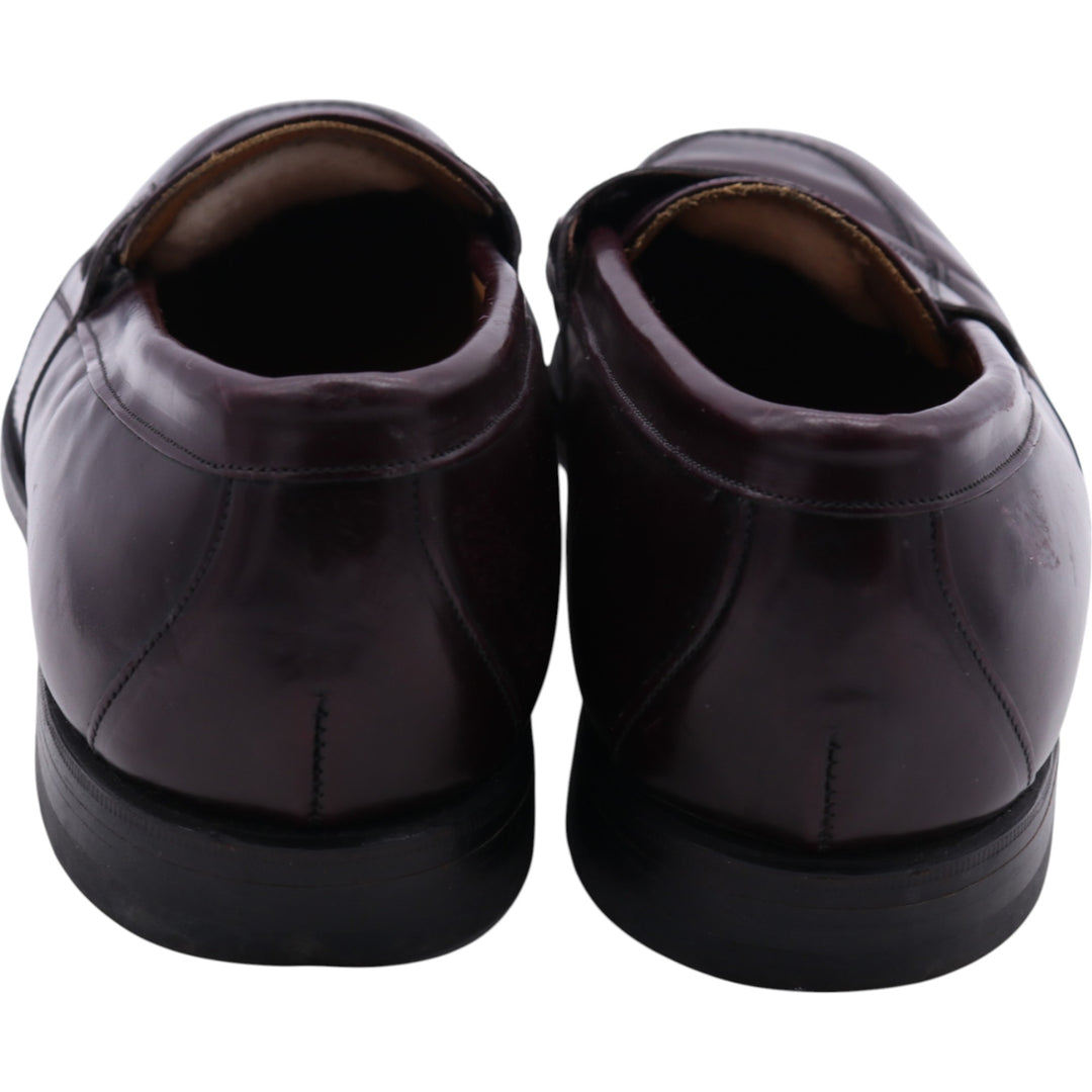 Johnston & Murphy JOHNSTON AND MURPHY Limited coin loafer made in USA 10D Men's 28.0cm unclear burgundy type Vintage Second Hand
