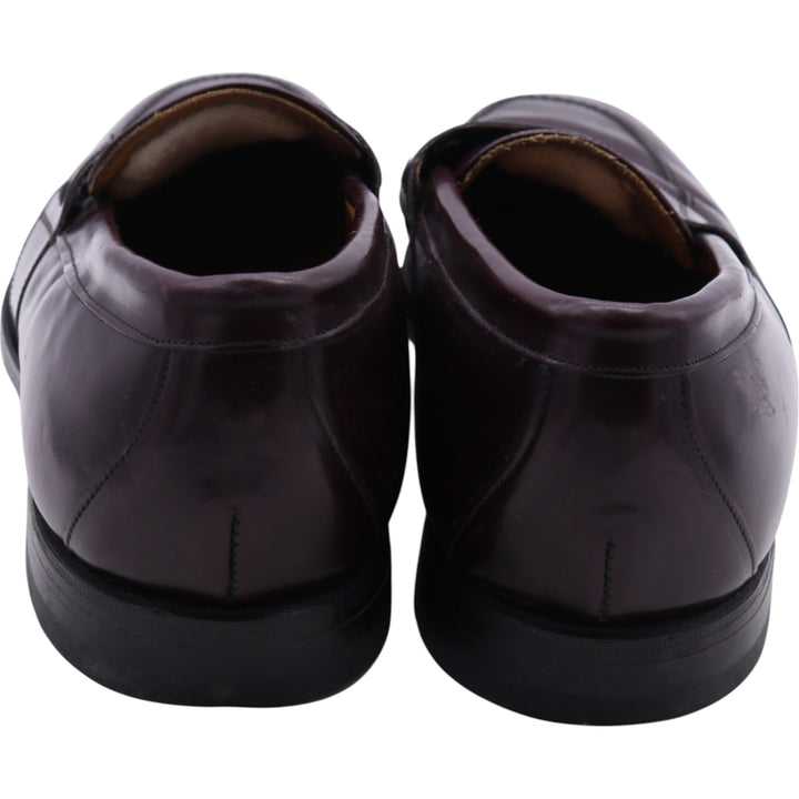 Johnston & Murphy JOHNSTON AND MURPHY Limited coin loafer made in USA 10D Men's 28.0cm unclear burgundy type Vintage Second Hand
