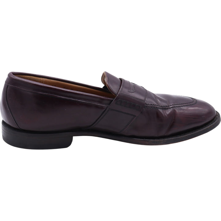 Johnston & Murphy JOHNSTON AND MURPHY Limited coin loafer made in USA 10D Men's 28.0cm unclear burgundy type Vintage Second Hand