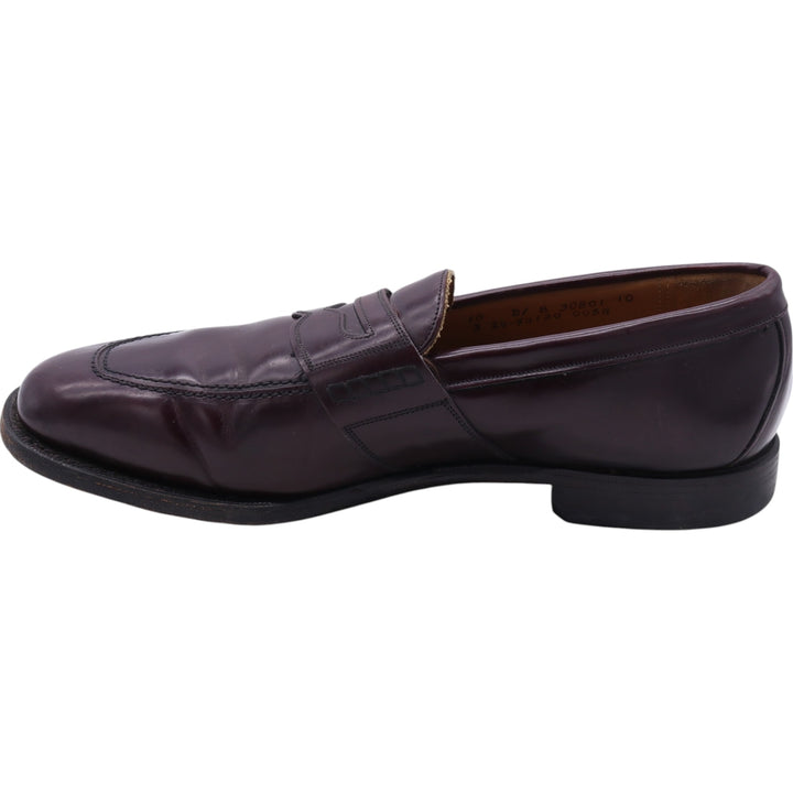 Johnston & Murphy JOHNSTON AND MURPHY Limited coin loafer made in USA 10D Men's 28.0cm unclear burgundy type Vintage Second Hand