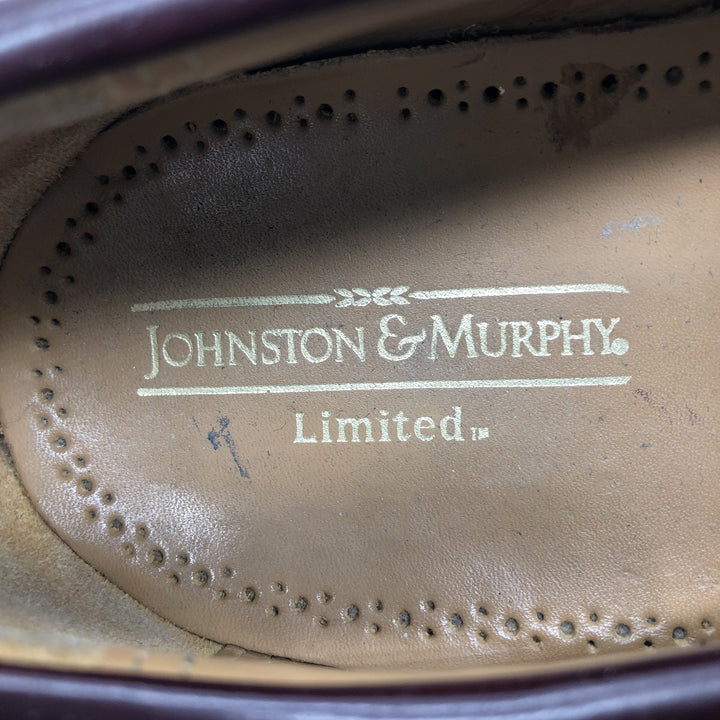 Johnston & Murphy JOHNSTON AND MURPHY Limited coin loafer made in USA 10D Men's 28.0cm unclear burgundy type Vintage Second Hand