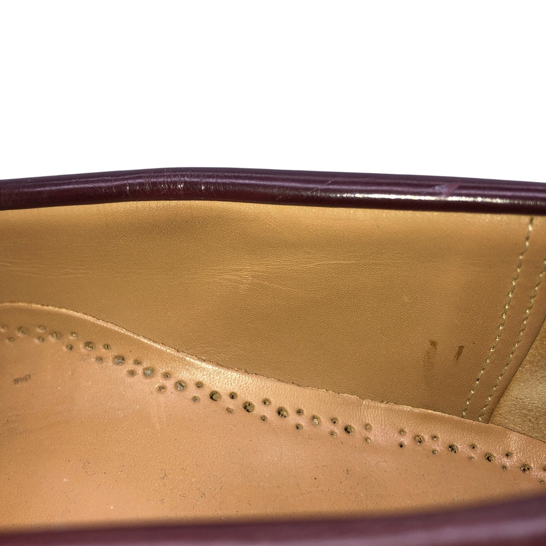 Johnston & Murphy JOHNSTON AND MURPHY Limited coin loafer made in USA 10D Men's 28.0cm unclear burgundy type Vintage Second Hand