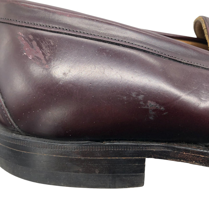 Johnston & Murphy JOHNSTON AND MURPHY Limited coin loafer made in USA 10D Men's 28.0cm unclear burgundy type Vintage Second Hand