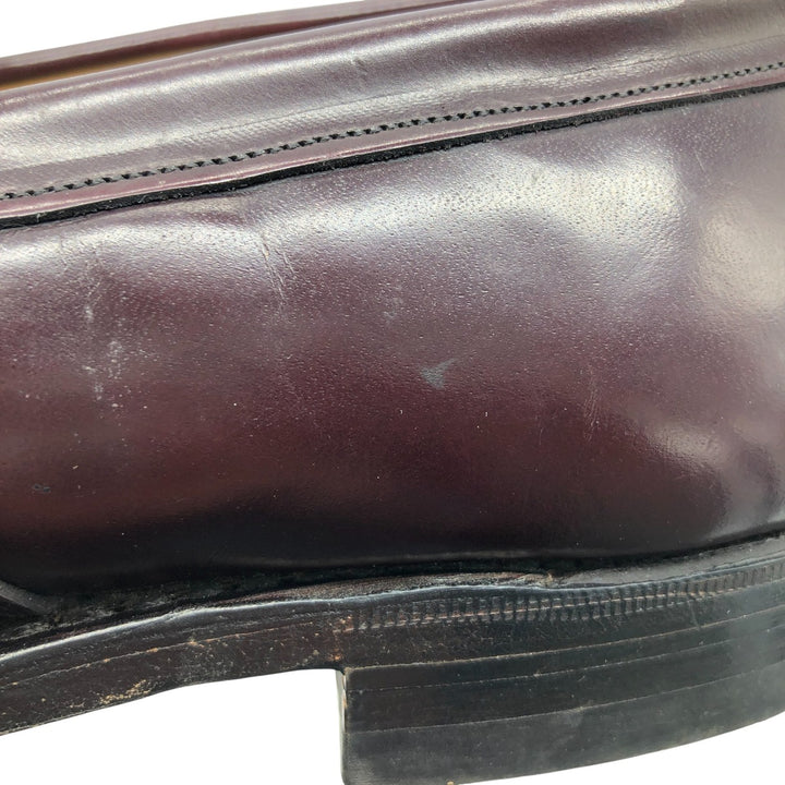 Johnston & Murphy JOHNSTON AND MURPHY Limited coin loafer made in USA 10D Men's 28.0cm unclear burgundy type Vintage Second Hand