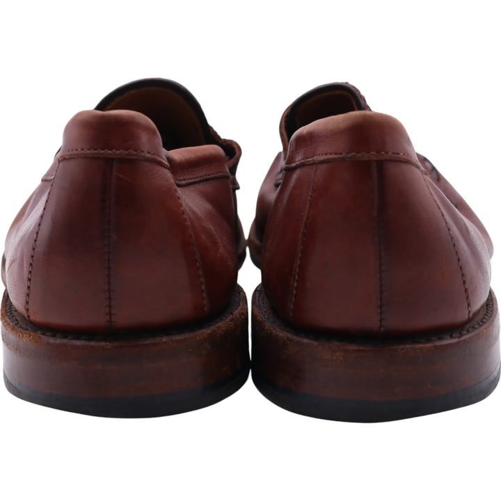 Allen Edmonds Leyland Braided Coin Loafers Made in USA 10D Men's 28.0cm genuine leather brown type Vintage Second Hand