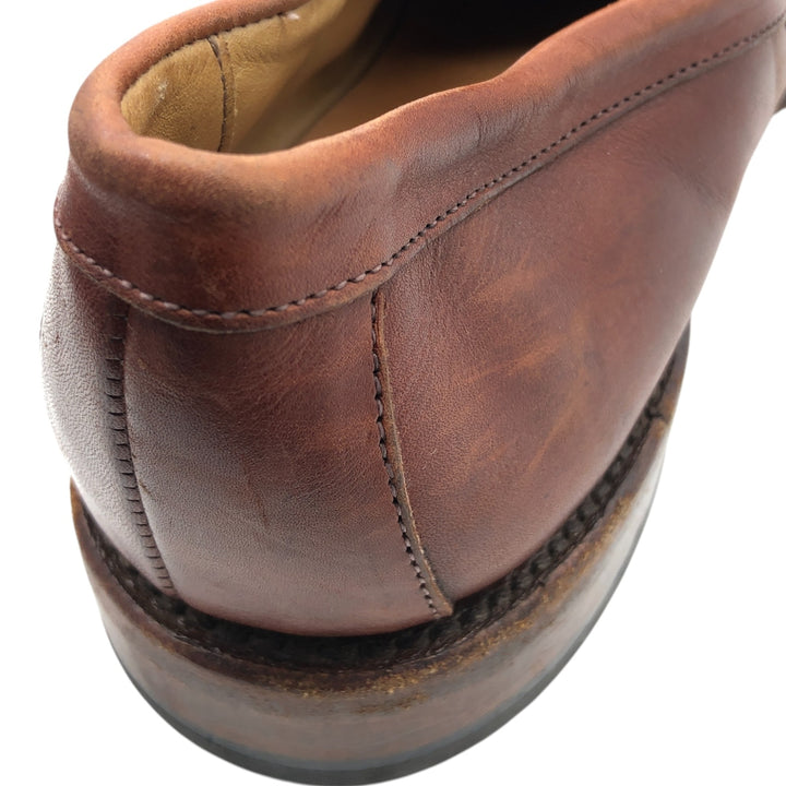 Allen Edmonds Leyland Braided Coin Loafers Made in USA 10D Men's 28.0cm genuine leather brown type Vintage Second Hand