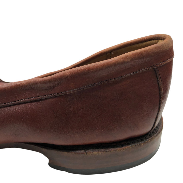 Allen Edmonds Leyland Braided Coin Loafers Made in USA 10D Men's 28.0cm genuine leather brown type Vintage Second Hand