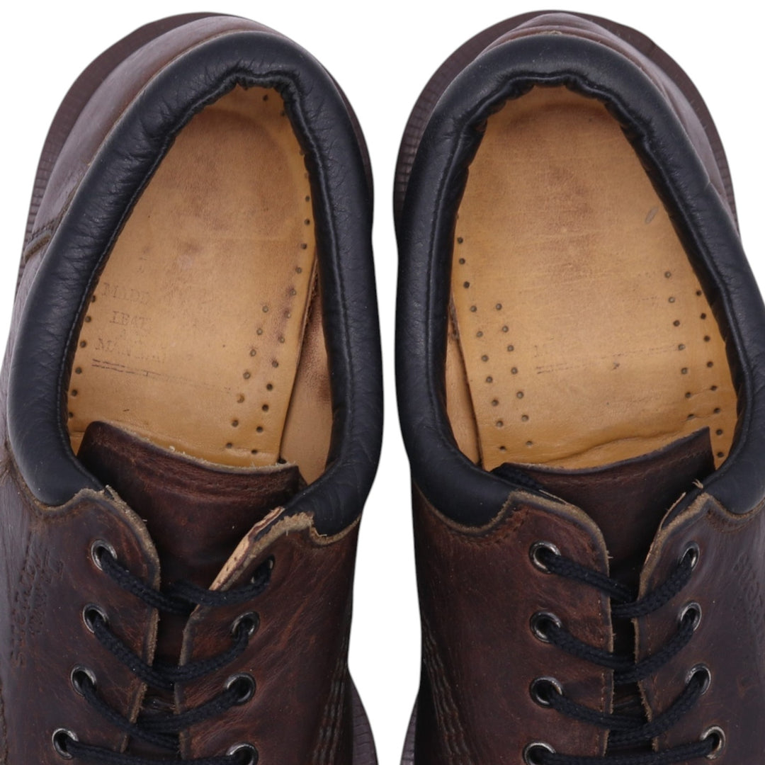 Dr. Martens 4-hole shoes made in the UK Women's 23.0cm genuine leather brown type Vintage Second Hand