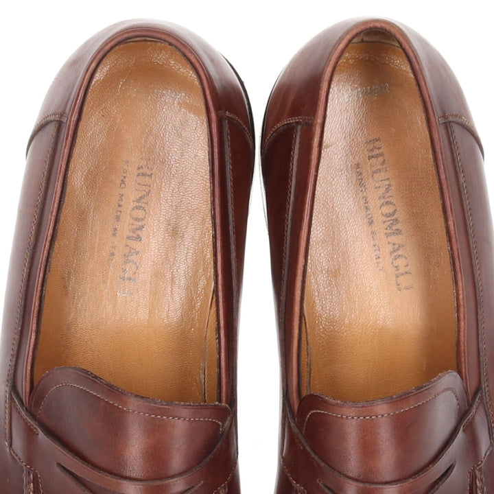 BRUNOMAGLI coin loafers made in Italy 9 1/2 men's 11" /saa012009