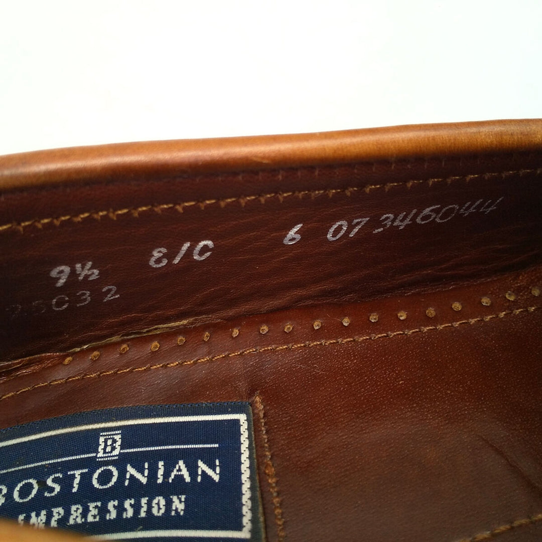 Bostonian IMPRESSION coin loafer 9 1/2 men's 10.8" /saa012019