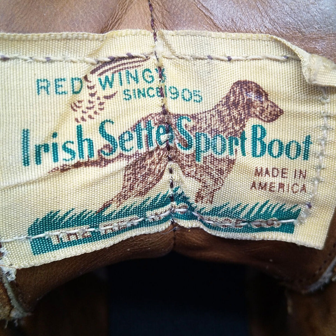 70s~80'S Red Wing Irish Setter Steel Toe Trekking Boots Made in USA Women's 8.9" Vintage /saa012030