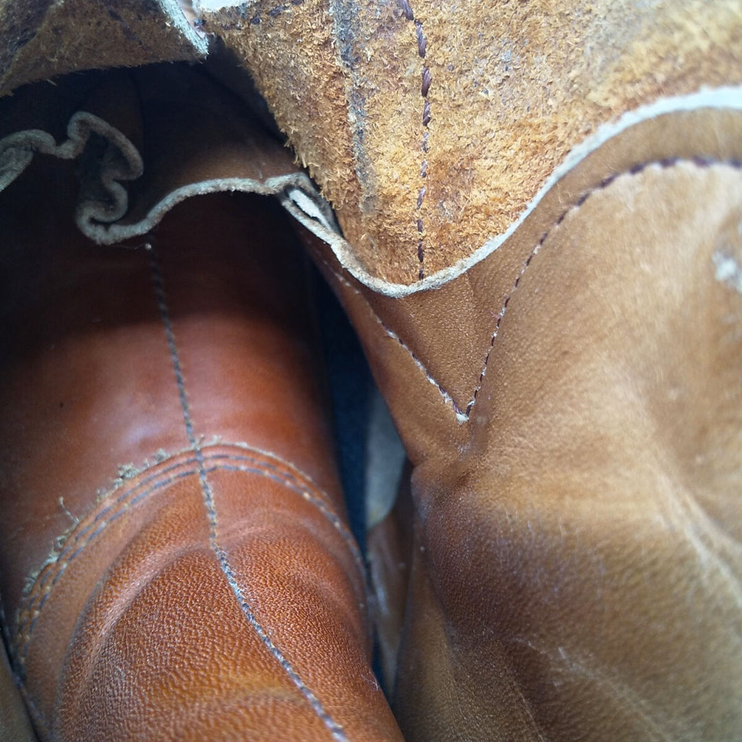 70s~80'S Red Wing Irish Setter Steel Toe Trekking Boots Made in USA Women's 8.9" Vintage /saa012030