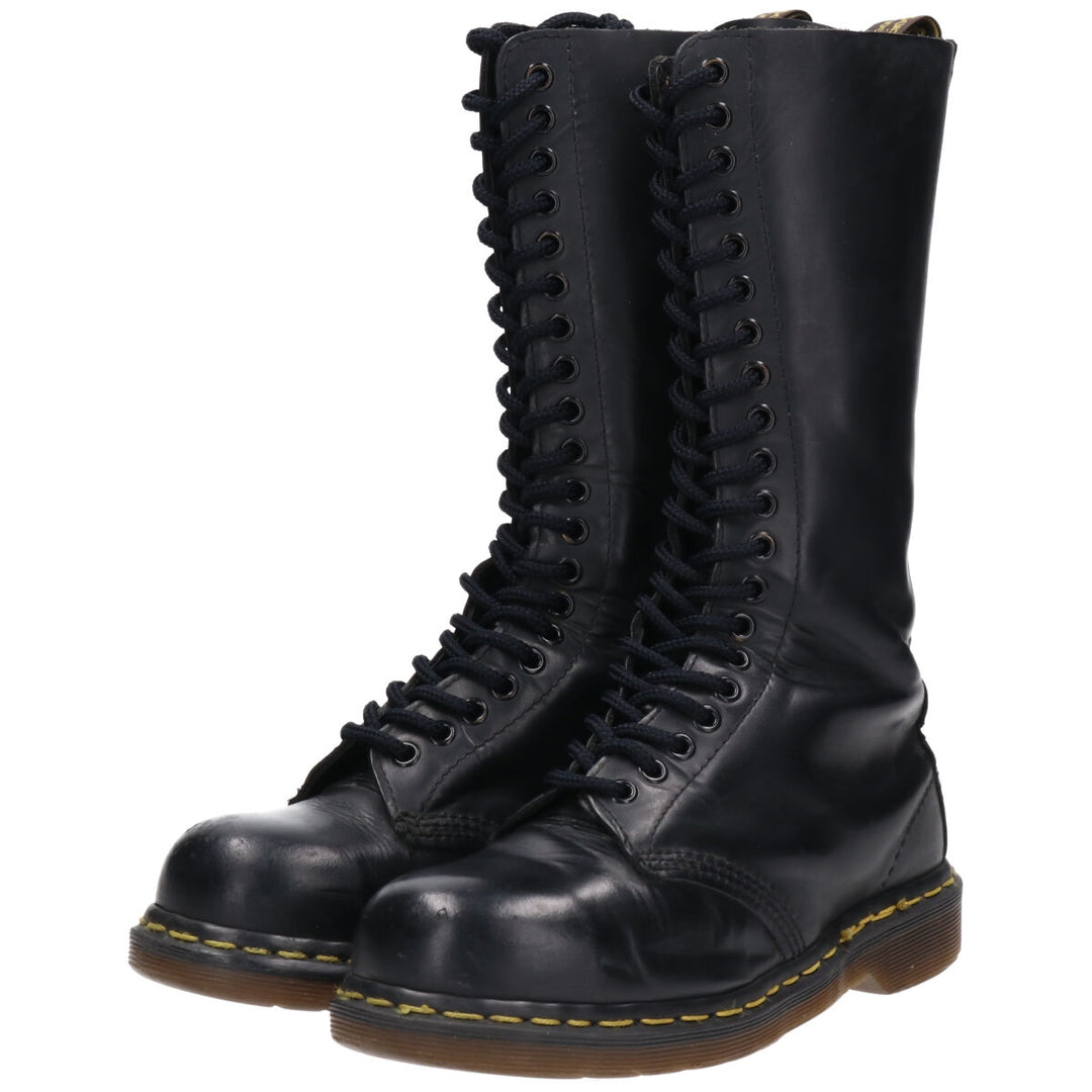 Dr. Martens Steel Toe 20 Hole Boots Made in the UK Women's 9.3" /saa012032