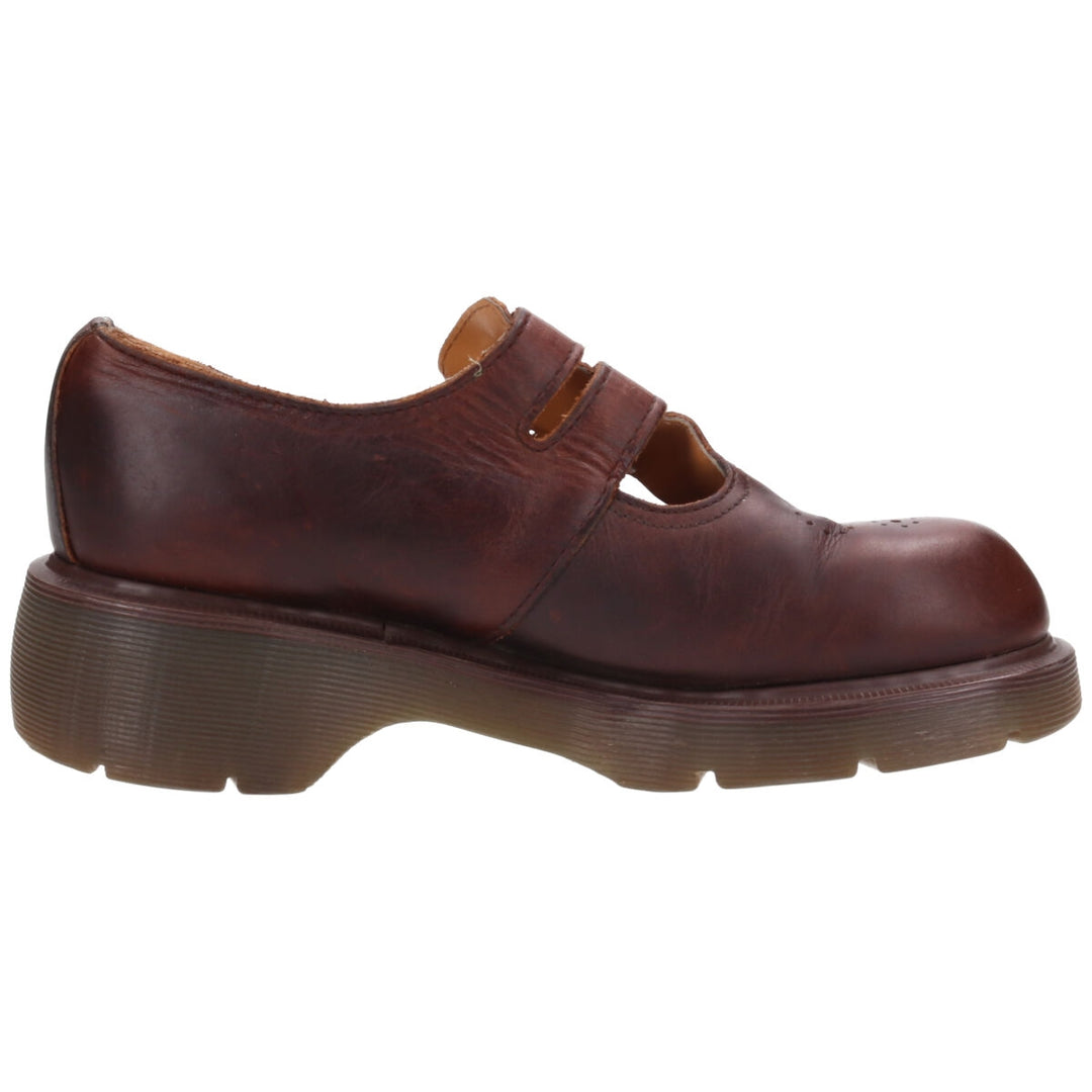 Dr. Martens thick sole double monk strap shoes made in England size 6 women's 9.6" /saa012073