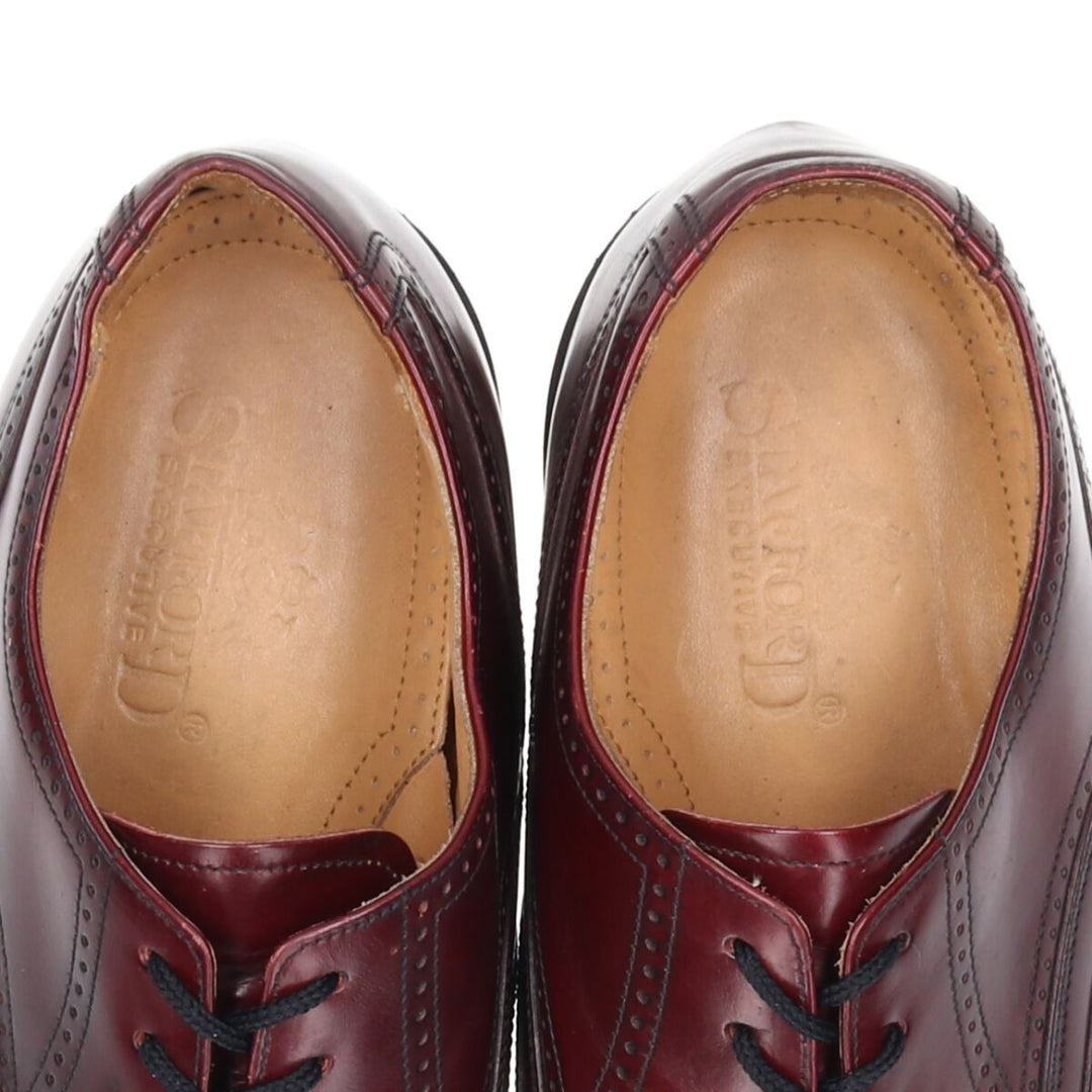 STANFORD EXECUTIVE Wingtip Shoes Made in USA 9 1/2 EEE Men's 11.4" /saa012081