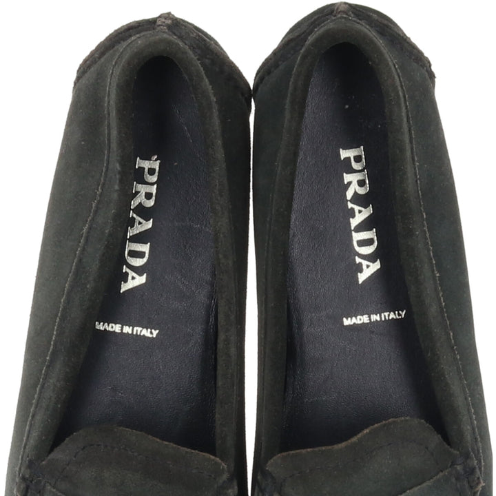 PRADA PRADA Driving Shoes Coin Loafers Made in Italy Women's 9.1" /saa012111