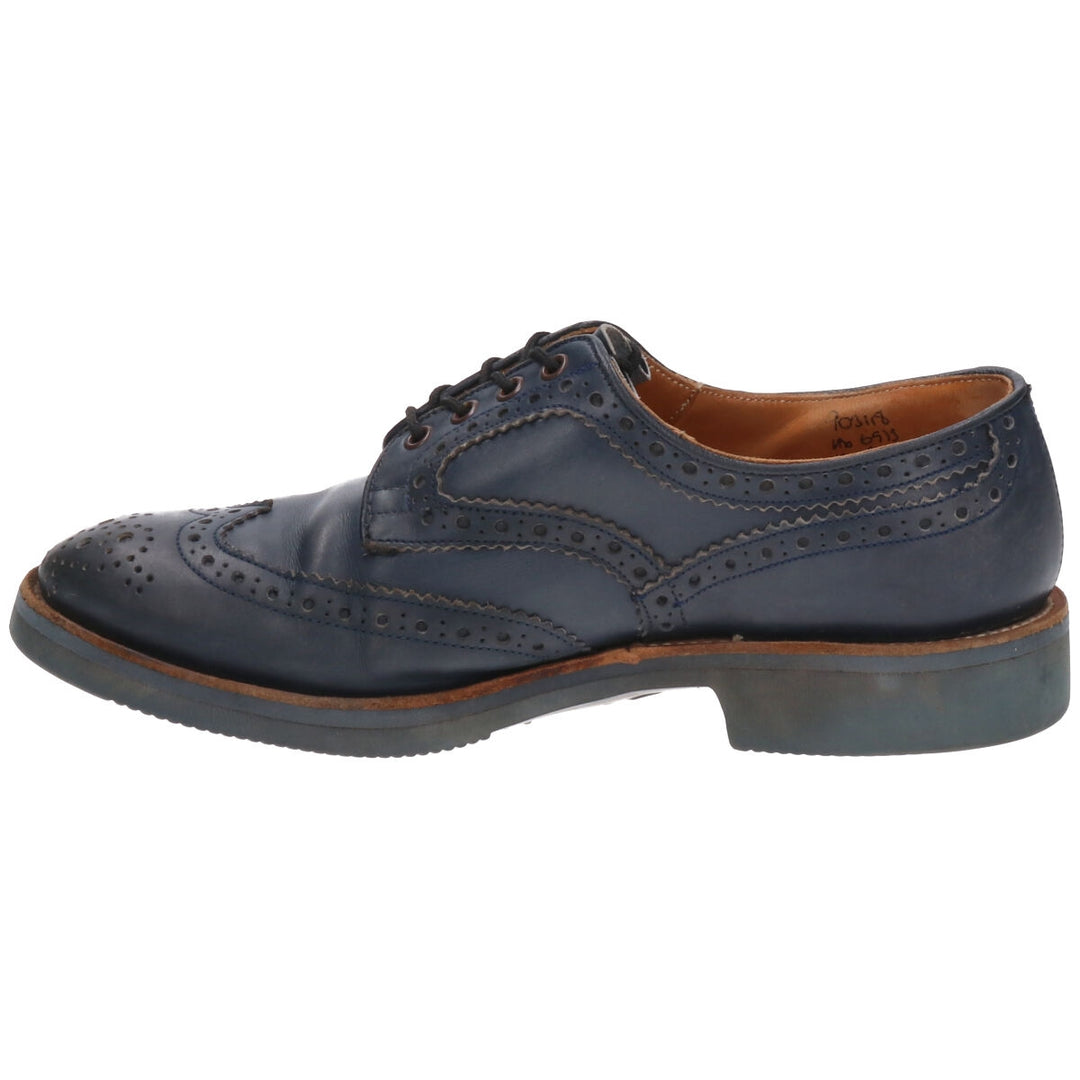 Tricker's Wingtip Shoes Made in England 9 Men's 10.6" equivalent /saa012122