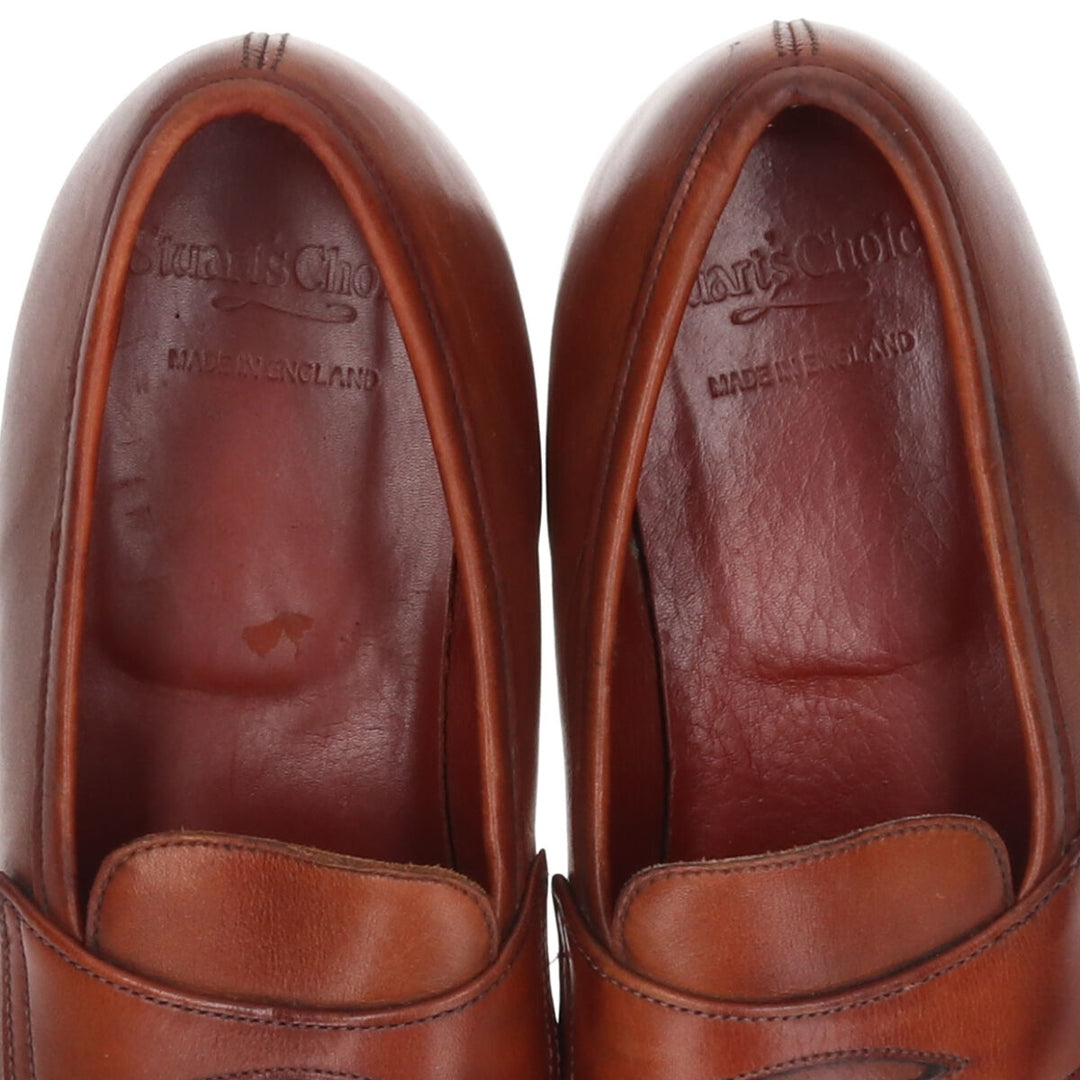 STUART'S CHOICE Coin Loafers Made in England 7C Men's 25.5cm /saa012131