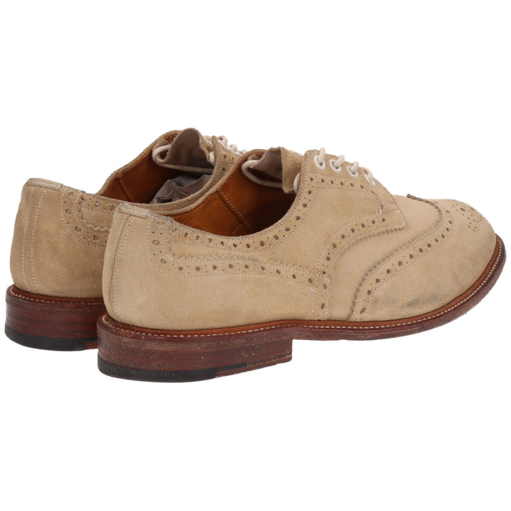 Tricker's suede wingtip shoes made in England 10 1/2 S men's 11.4" equivalent /saa012262