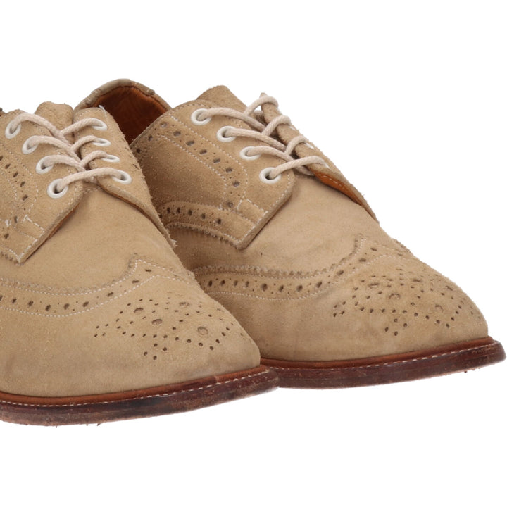 Tricker's suede wingtip shoes made in England 10 1/2 S men's 11.4" equivalent /saa012262