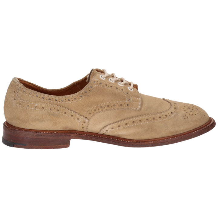 Tricker's suede wingtip shoes made in England 10 1/2 S men's 11.4" equivalent /saa012262