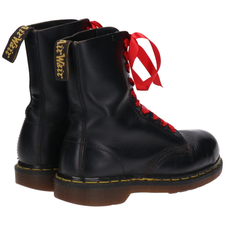 Dr. Martens Steel Toe 10 Hole Boots Made in the UK 4 Women's 8.9" equivalent /saa012276