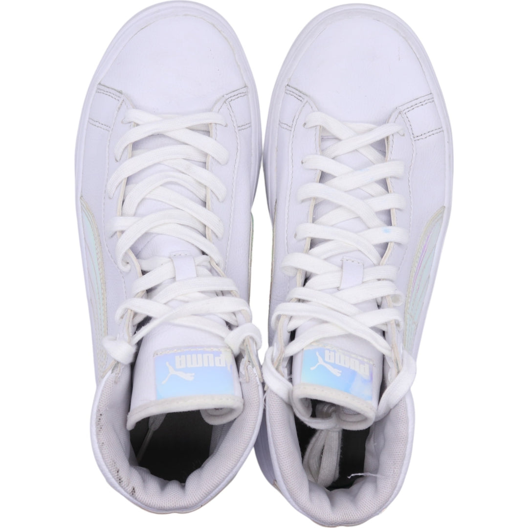 PUMA Kaia Mid Irisistable High-top Sneakers 9 Women's 25.5cm unclear white type Vintage Second Hand