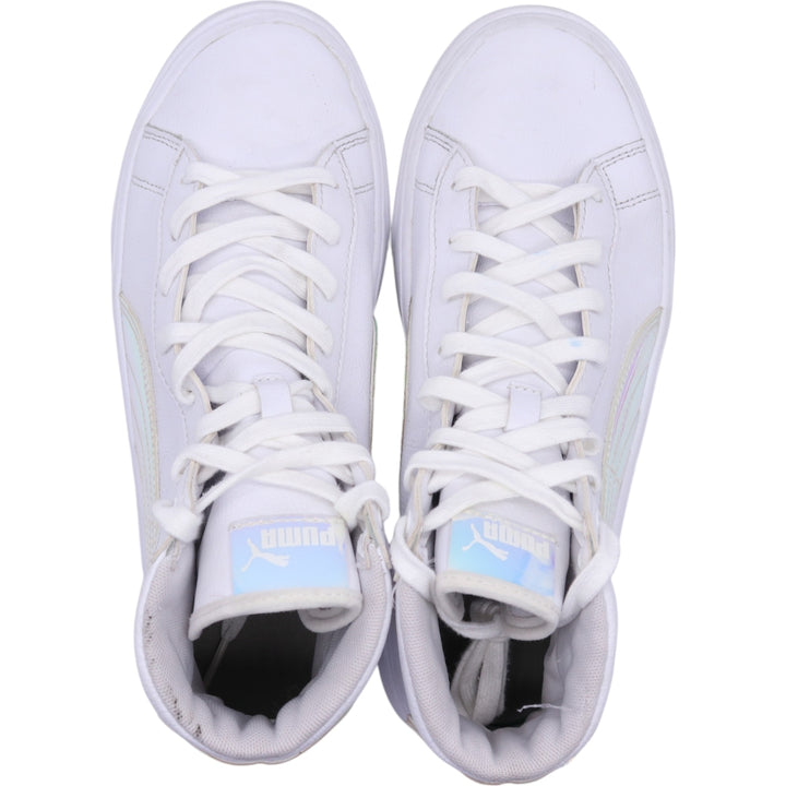 PUMA Kaia Mid Irisistable High-top Sneakers 9 Women's 25.5cm unclear white type Vintage Second Hand