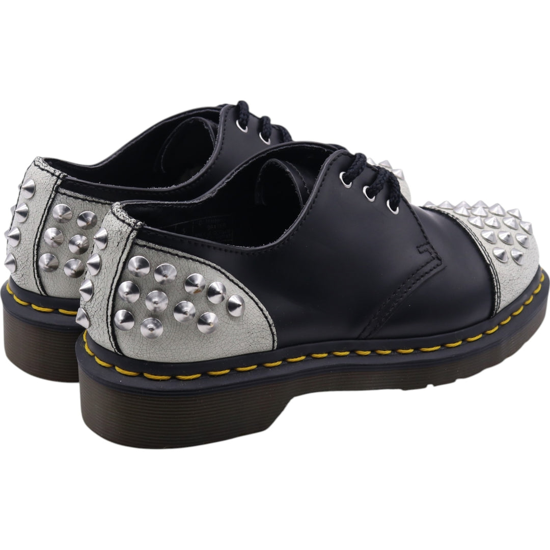 Dr. Martens CORE APPLIQUE BAXTER 1461 STUDDED PANEL studded 3-hole shoes UK4 Women's 22.5cm genuine leather black type Vintage Second Hand
