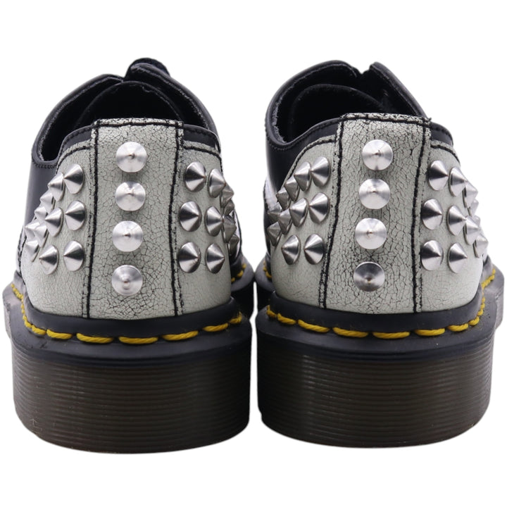 Dr. Martens CORE APPLIQUE BAXTER 1461 STUDDED PANEL studded 3-hole shoes UK4 Women's 22.5cm genuine leather black type Vintage Second Hand