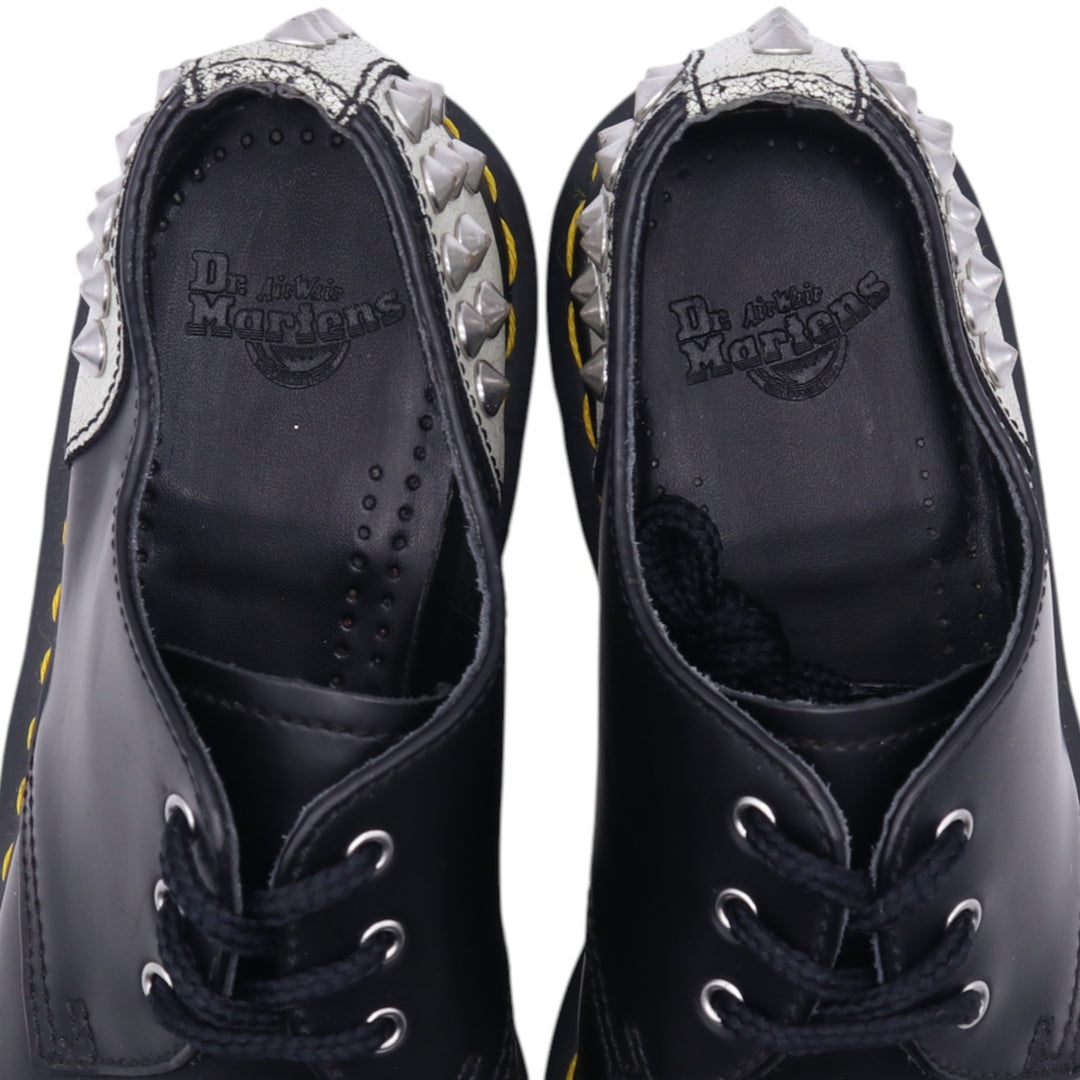 Dr. Martens CORE APPLIQUE BAXTER 1461 STUDDED PANEL studded 3-hole shoes UK4 Women's 22.5cm genuine leather black type Vintage Second Hand