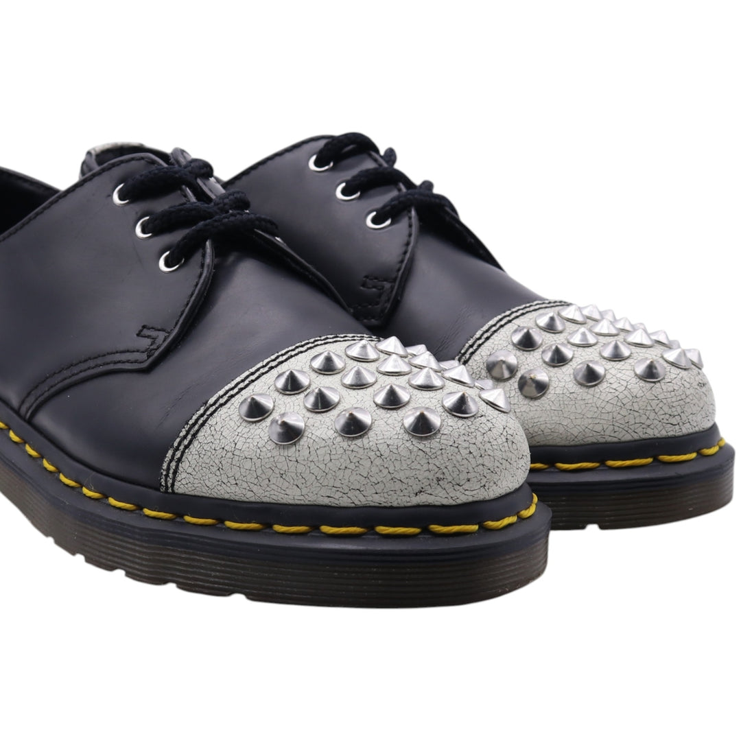 Dr. Martens CORE APPLIQUE BAXTER 1461 STUDDED PANEL studded 3-hole shoes UK4 Women's 22.5cm genuine leather black type Vintage Second Hand