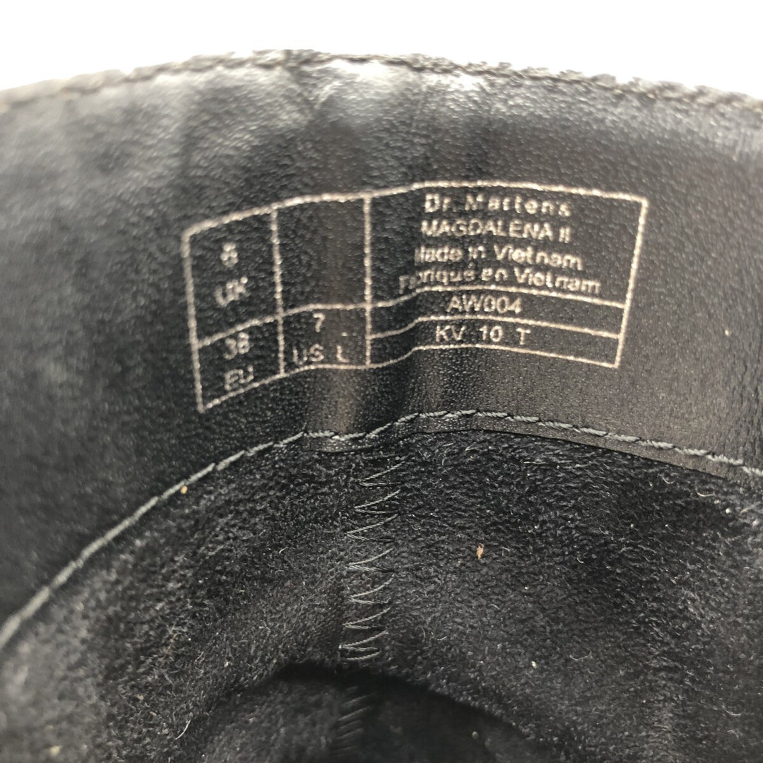 Dr. Martens MAGDALENA II Side Zip Side Gore Boots 7 Women's 24.0cm genuine leather black type Vintage Second Hand