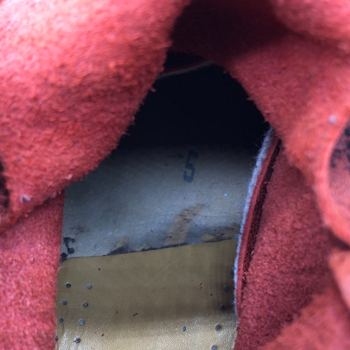 Dr. Martens All-over print 8-hole boots Made in England 5 Women's 24.0cm leather orange type Vintage Second Hand